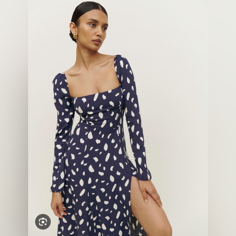 NWOT Reformation Sigmund Dress in Splatter Size 18